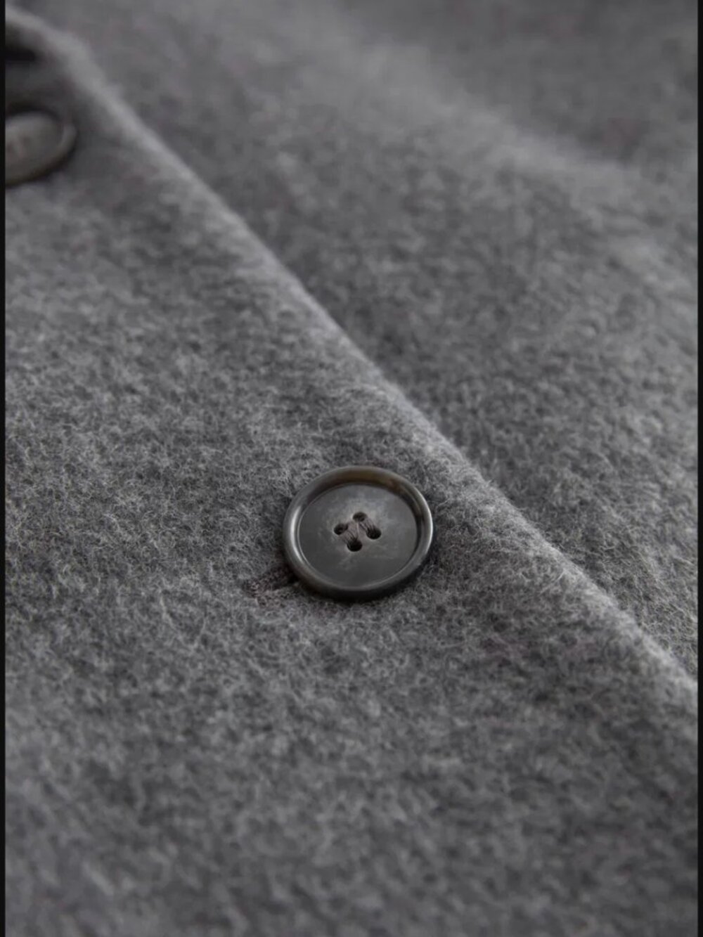 & OTHER STORIES Relaxed Alpaca Blend Coat Wool Belted Trench Long Gray $249.00 - Picture 7 of 16